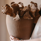 The Petal Vessel in Taupe