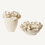 The Petal Vessel in Ivory